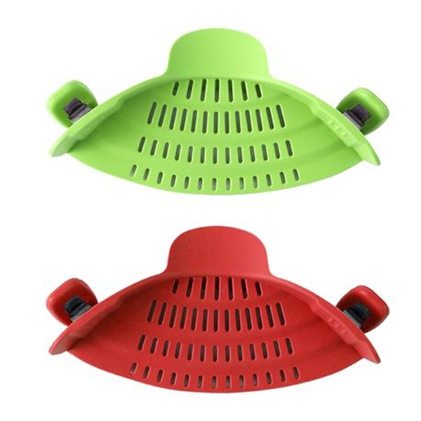 Silicone Strainer Separator Pan Strainer Drainer Filter for Pot Bowl