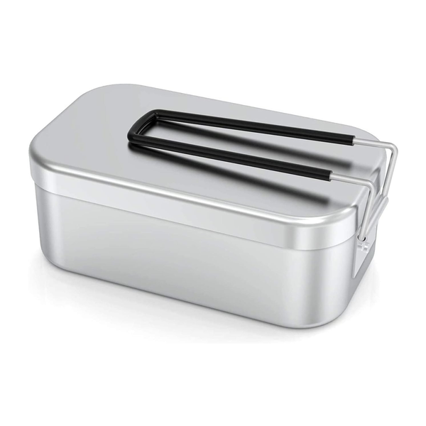 Premium 0.8L Aluminum Camping Lunchbox with Handle