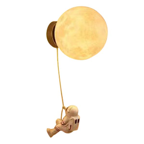 Creative Astronaut Wall Lamp 3D Print Lampshade Led Wall Light A