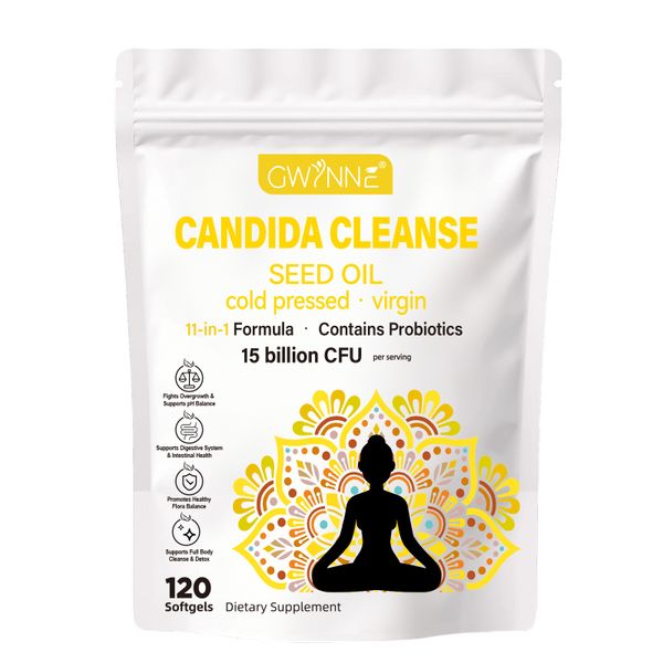 Gwynne 11-in-1 Herbal Balance Complex with Probiotic Support 120 Softgels