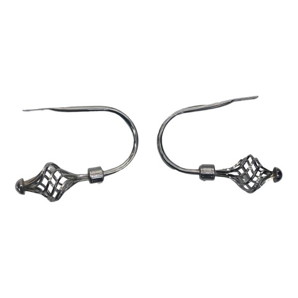 Curtain Tiebacks Silver Spiral