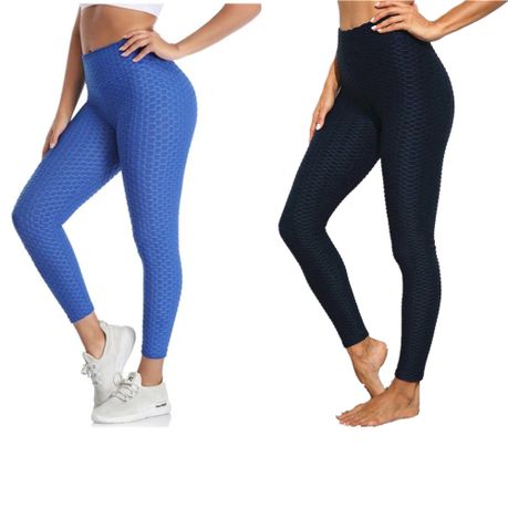 Pants & Jumpsuits, Low Rise Scrunch Blue Workout Leggings