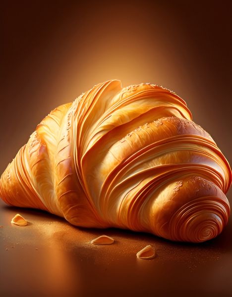 Canvas Wall Art Home Decor - Fresh Croissant