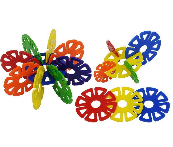 Dizzy Disks Linking Connectors Mixed Sizes -160 Pieces
