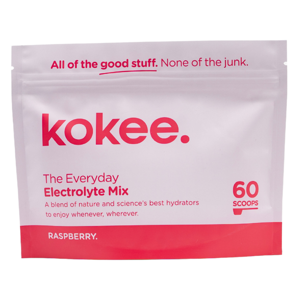 Kokee Everyday Electrolyte Mix - Raspberry - 60 Scoops