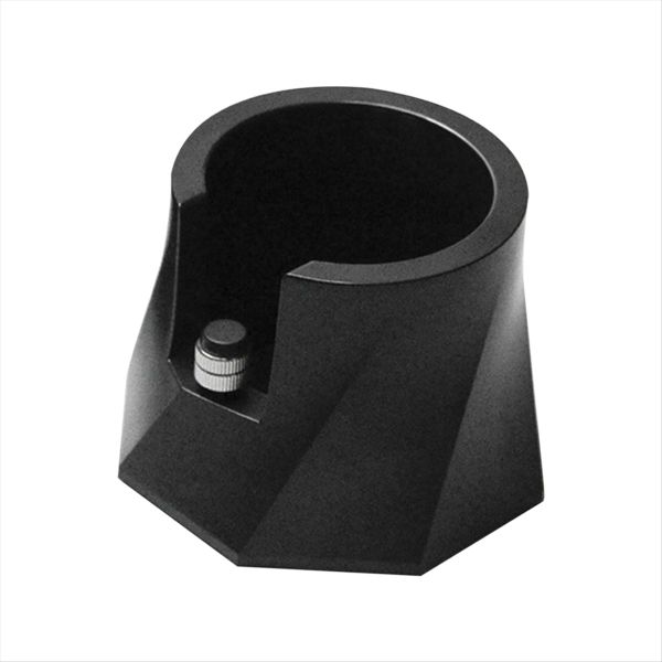 Spiral Black Tamp Base, Espresso Machine Handle Storage Base, Height Adjust