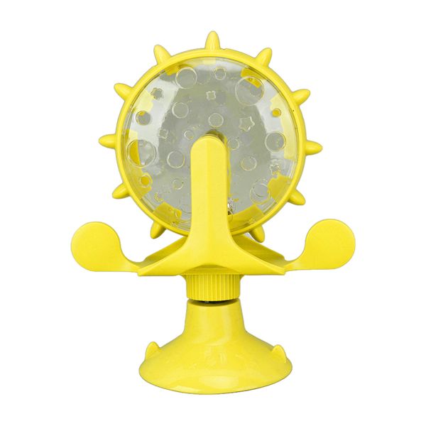 Cat Slow Food Leaker Turntable Windmill Pet Training Toy Interactive Toy