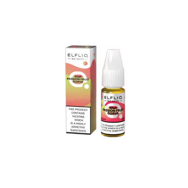 ELFLIQ Elf Bar (5%/50mg/30ml) nic salt e-liquid - Kiwi Passion Fruit Guava