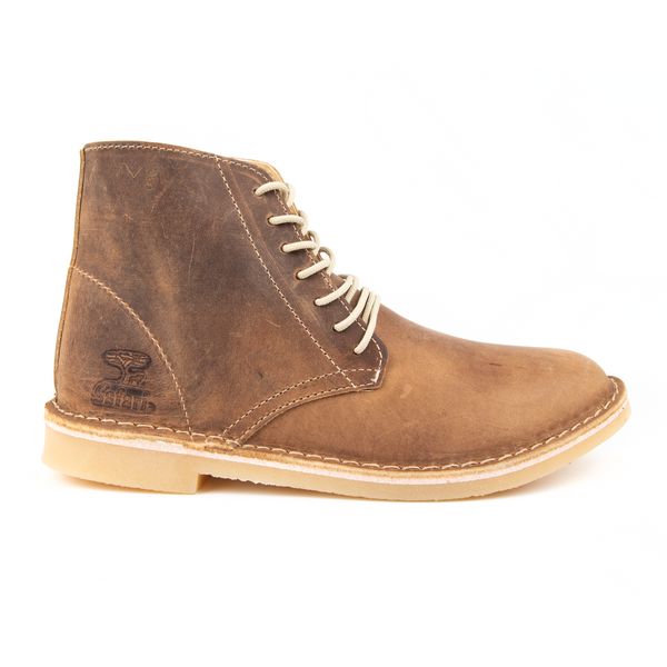 Bata Mens Safari Timber Boot - Taupe