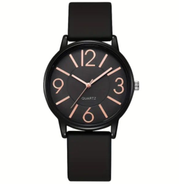 Women's Silicone Band Analogue Watch