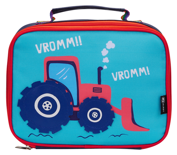 Quest On The Move Deluxe Insulated Lunch Cooler Bag - Blue