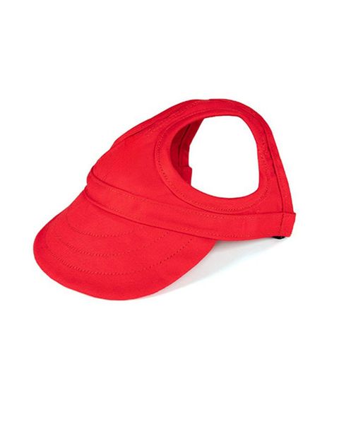 Dog Baseball Cap with Big Ear Holes, Adjustable Pet Sun Hat