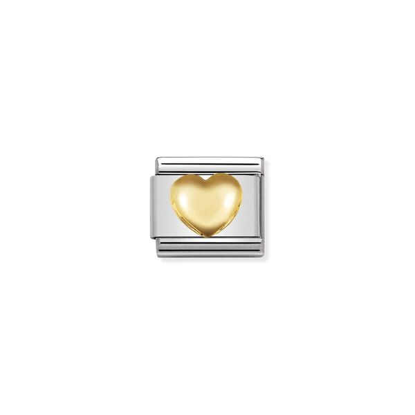 Nomination Raised Heart Composable Classic Link