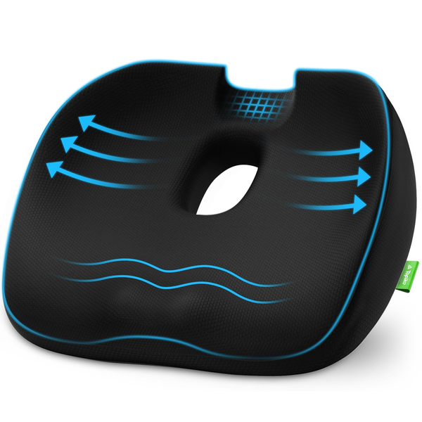 Topika Ergonomic Donut Seat Cushion For Tailbone And Post-Surgery Relief