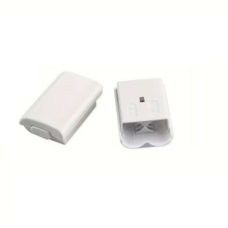 Battery Holder Compatible with Xbox 360 Controller - White - 2 Pack Image