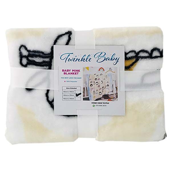 Welcome To The World Printed Baby Blanket