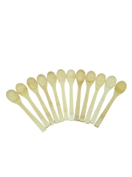 12-Piece Wooden Tea Spoon Set