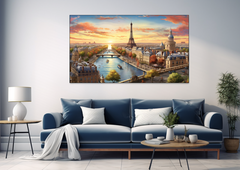 Canvas Wall Art - Parisian Panorama - BK0340