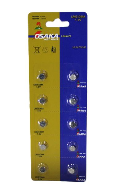 Osaka LR 621 364A 1.5V Multi Power Battery( Pack of 10)