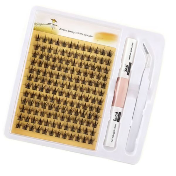 Fashion Slimming Eyelash Extensions 144 Pieces 13mm Segmented Eyelashes Set