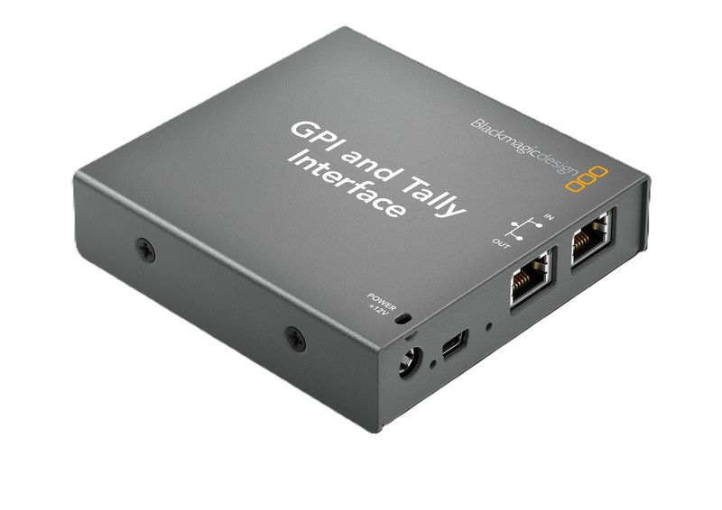 Blackmagic Design GPI and Tally Interface