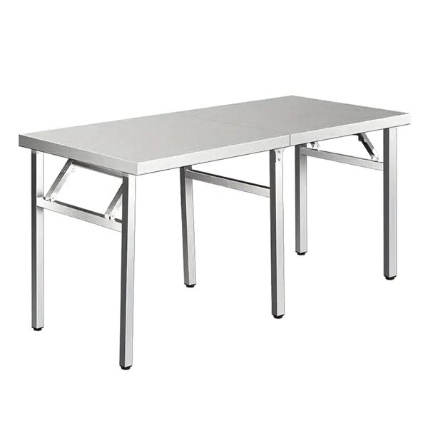 Decor Stainless Steel Foldable Kitchen Table 120cm