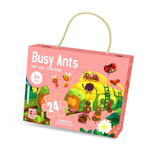HAO Art Puzzle - Busy Ants 24 Pieces