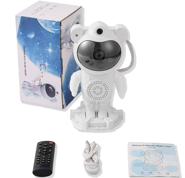 Astronaut Galaxy Star Projector Colorful Night Light With Music Player