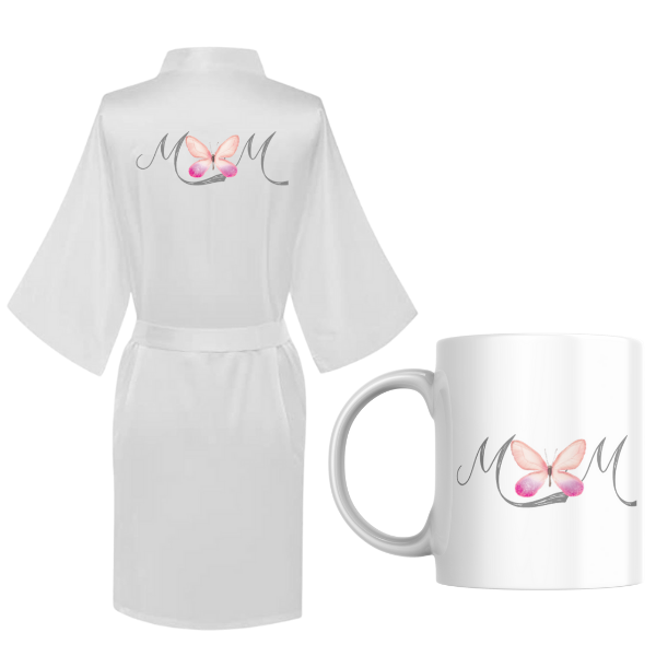 Mom Pink Butterfly image