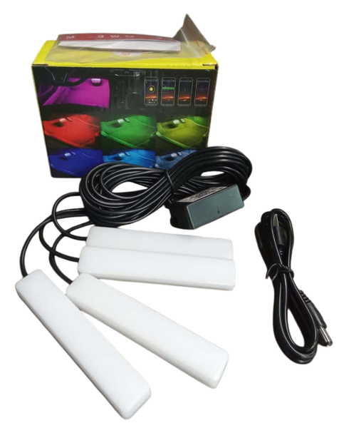 Car Led Lights 64 Colors Atmosphere Light Interior Ambient Dh042