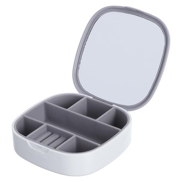 Portable Multi-Grid Jewelry Storage Organizer