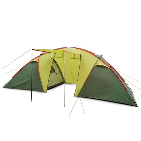 4-6 Person Family Camping Tent - Waterproof Double-Layer Design