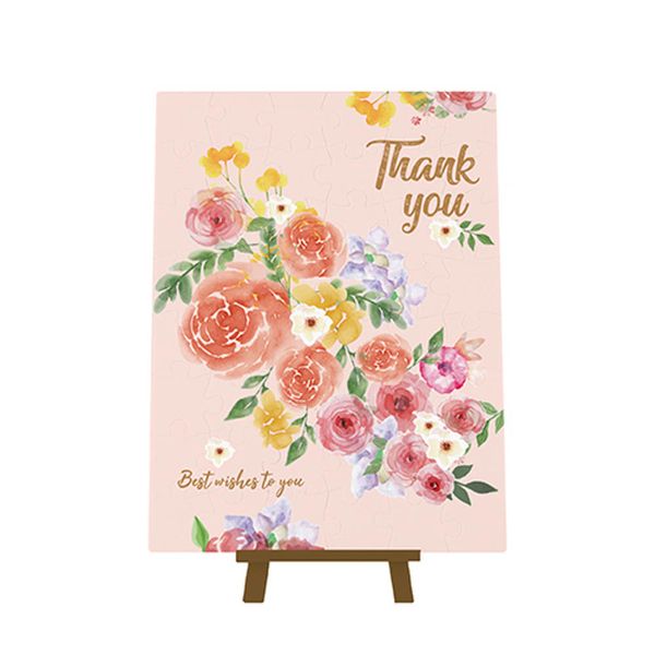 Thank You - Jigsaw Puzzle Greeting Card (48 pieces)