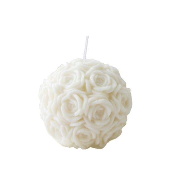 White Hydrangea-shaped Scented Candle Ornament