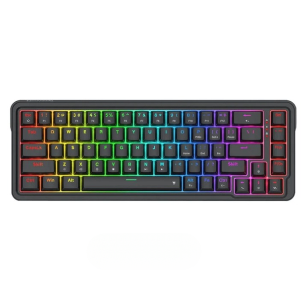 K709 65% Mechanical Gaming Keyboard (Wired Gasket-Mounted RGB) - Black