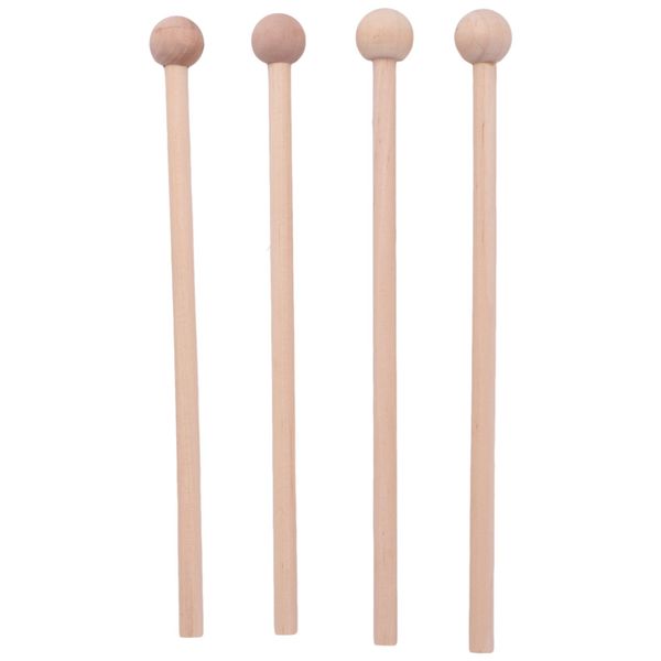 2 Pair Wood Mallets Percussion Sticks for Chime, Xylophone
