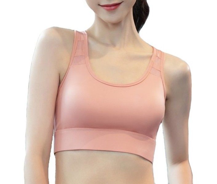 Women Sport Bra Wirefree Seamless Racerback for Yoga Workout Gym Activewear