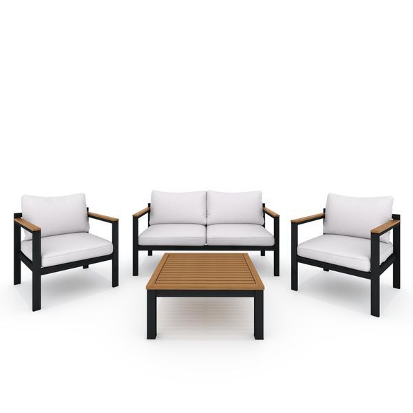 Naterial Oris Sofa Set 2p D.GR/BEIGE