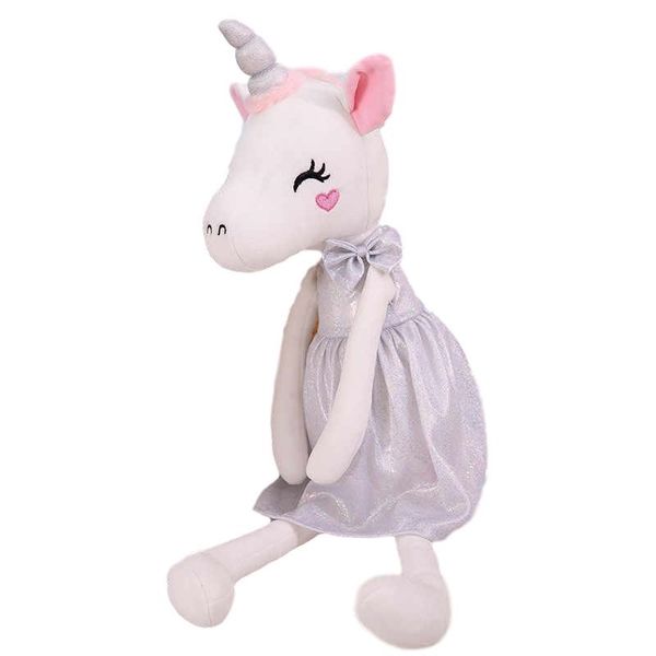 Baby Unicorn Plush Doll - 35cm - Silver