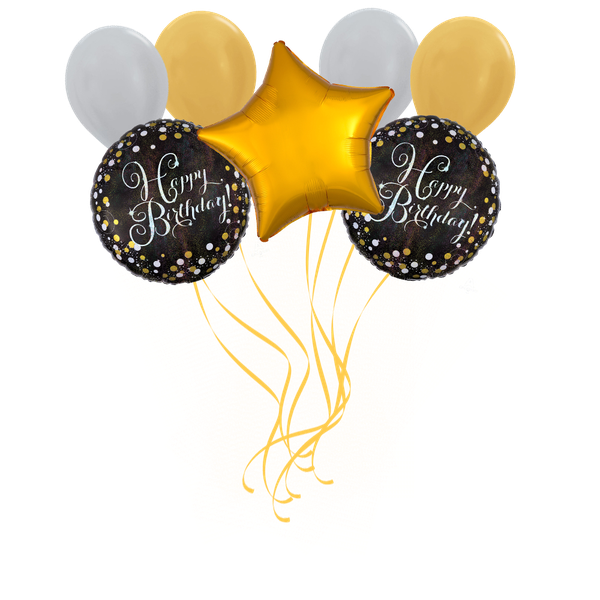 Sparkling Birthday Balloon Bouquet image