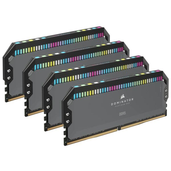 DOMINATOR PLATINUM RGB 64GB (4x16GB) DDR5 DRAM 5600MT/s C36 AMD RAM