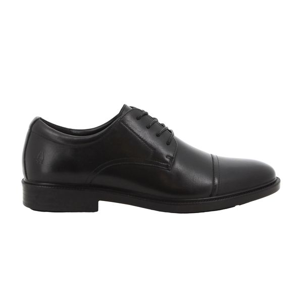 Hush Puppies Men's Reggie Black Leather Lace-Up shoe