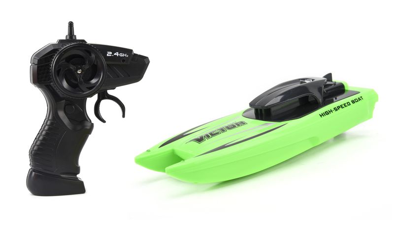 RC Leading - R/C Speedboat 2.4GHz - Green - 24.5cm Long