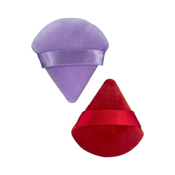 Mini Makeup Finger Powder Puff - Set of 2