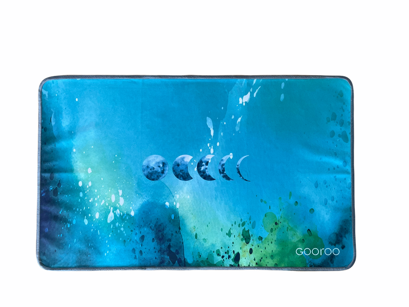 Premium Yoga | Fitness Hand Towel - Watercolour Moon