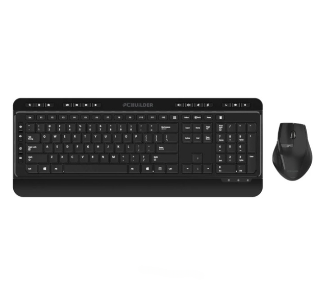 Noise-Free Wireless Keyboard and Mouse Combo - Seamless Silent Typing