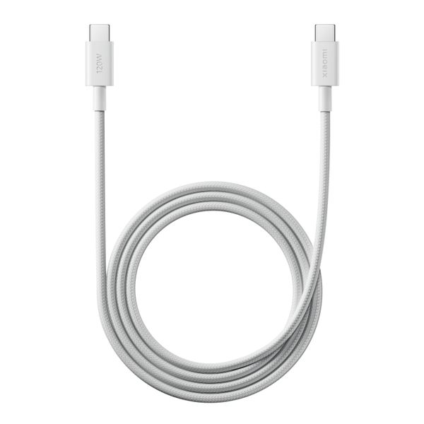 Xiaomi 6A Braided USB Type-C to USB Type-C Cable (1m) White