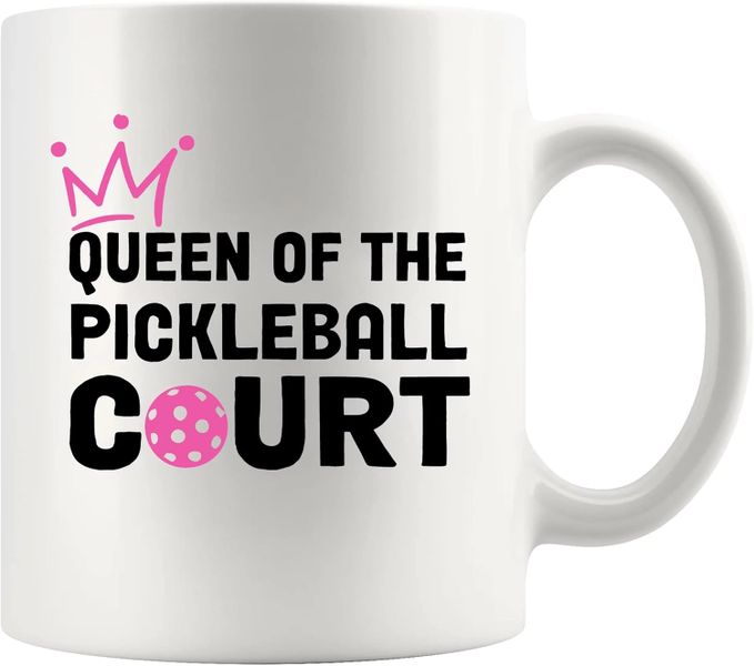 Pickeball court-Father's day-Mother's day-Valentines-Christmas Mug