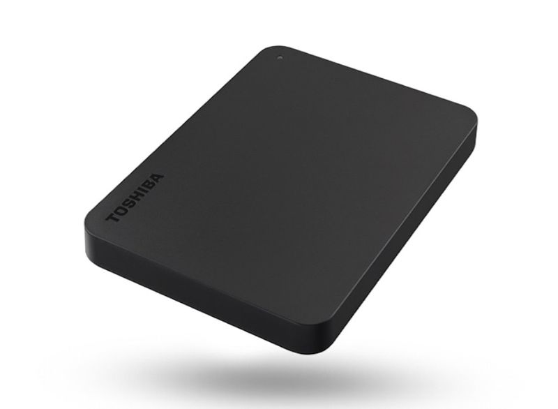 Toshiba Canvio Basics USB-C 2TB Portable HDD - Black