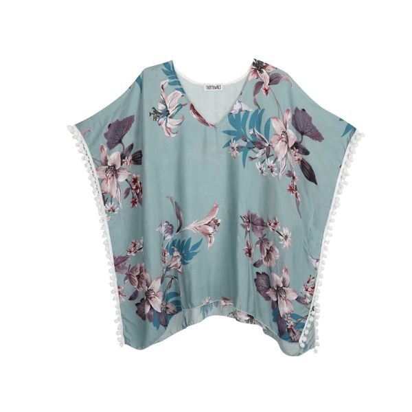 Semiwild - Cover-Up - Mint Green Floral